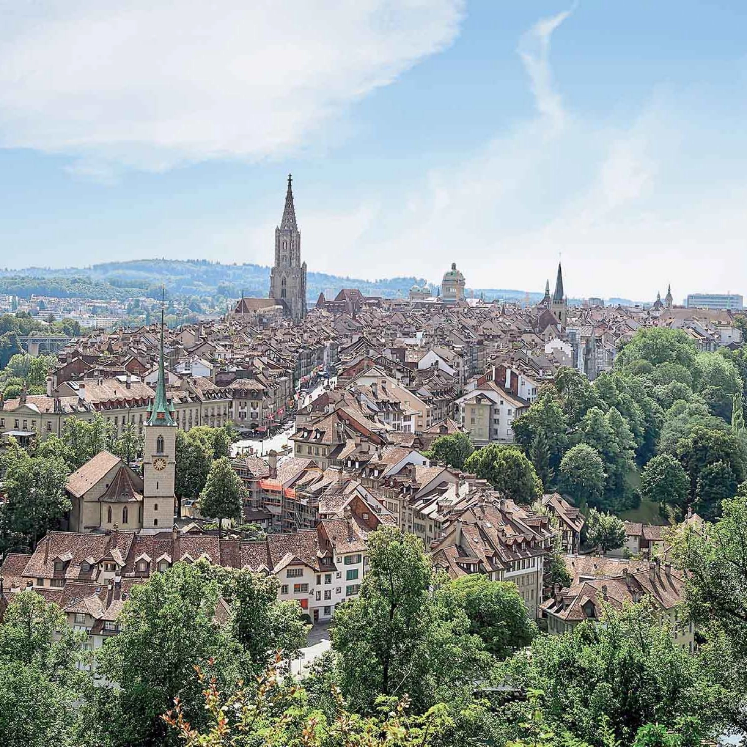 Panorama der Stadt Bern