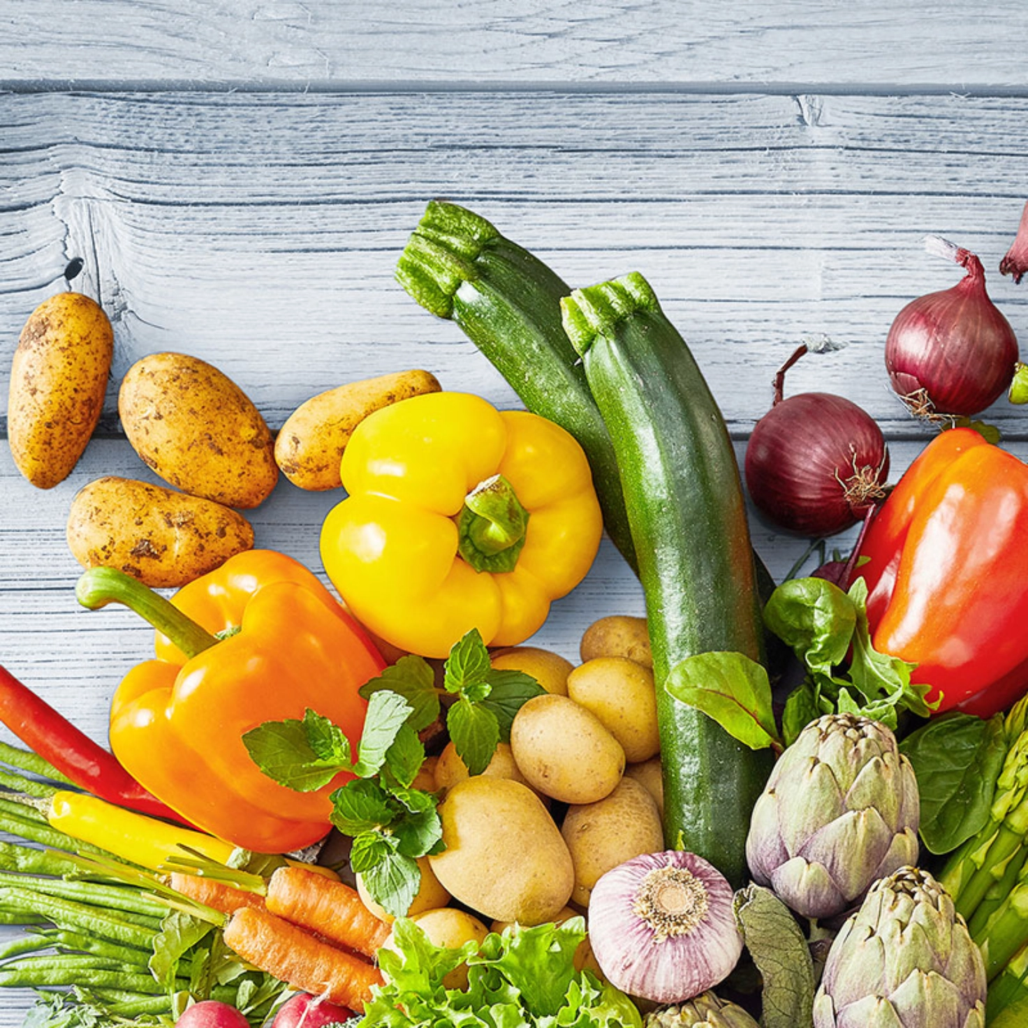 Unverpacktes Obst und Gemüse