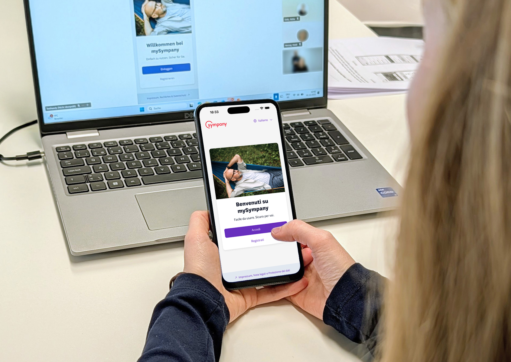 Il comitato consultivo dei clienti sta testando il prototipo della nuova app mySympany