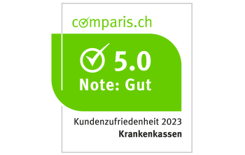 comparis.ch: Note: 5.0 (gut) in der Umfrage Kundenzufriedenheit