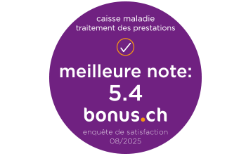 Sceau Bonus en français: Note maximale de 5,4 dans le secteur du traitement des prestations