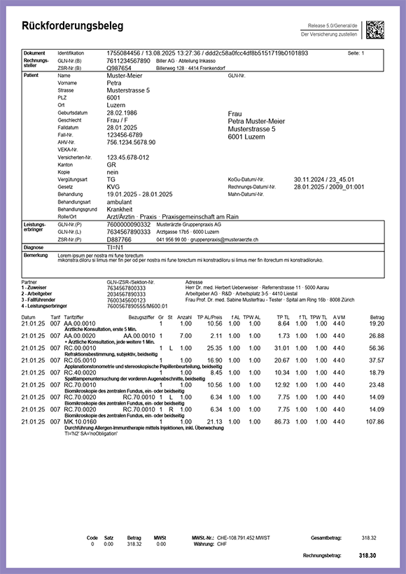 TG-Rechnung 2026 KVG Seite 3 Rückforderungsbeleg