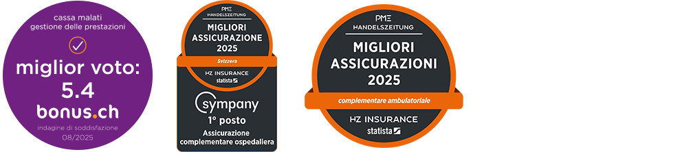 Il massimo dei voti per Sympany da bonus.ch e Handelszeitung